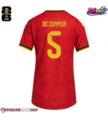 Belgie Maxim De Cuyper #5 Domácí Dres pro Dámy MS 2026 Krátkým Rukávem